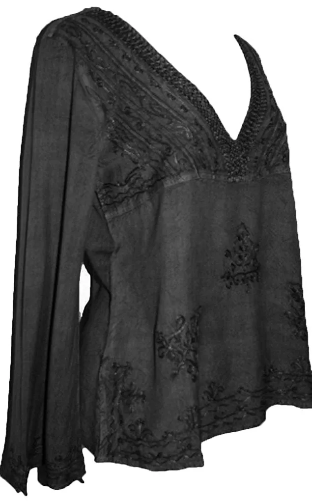 112 B Renaissance Vintage Medieval Top Blouse