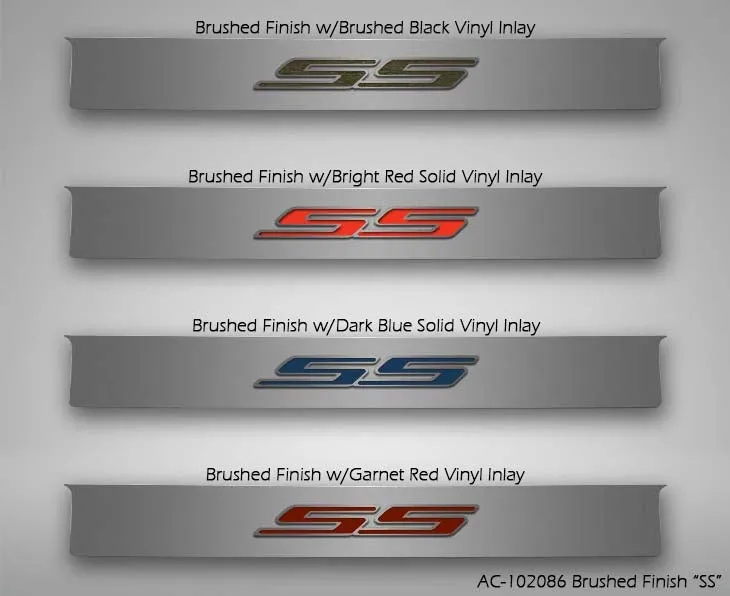2010-2013 Camaro - SS Trunk Lid Plate - BRUSHED