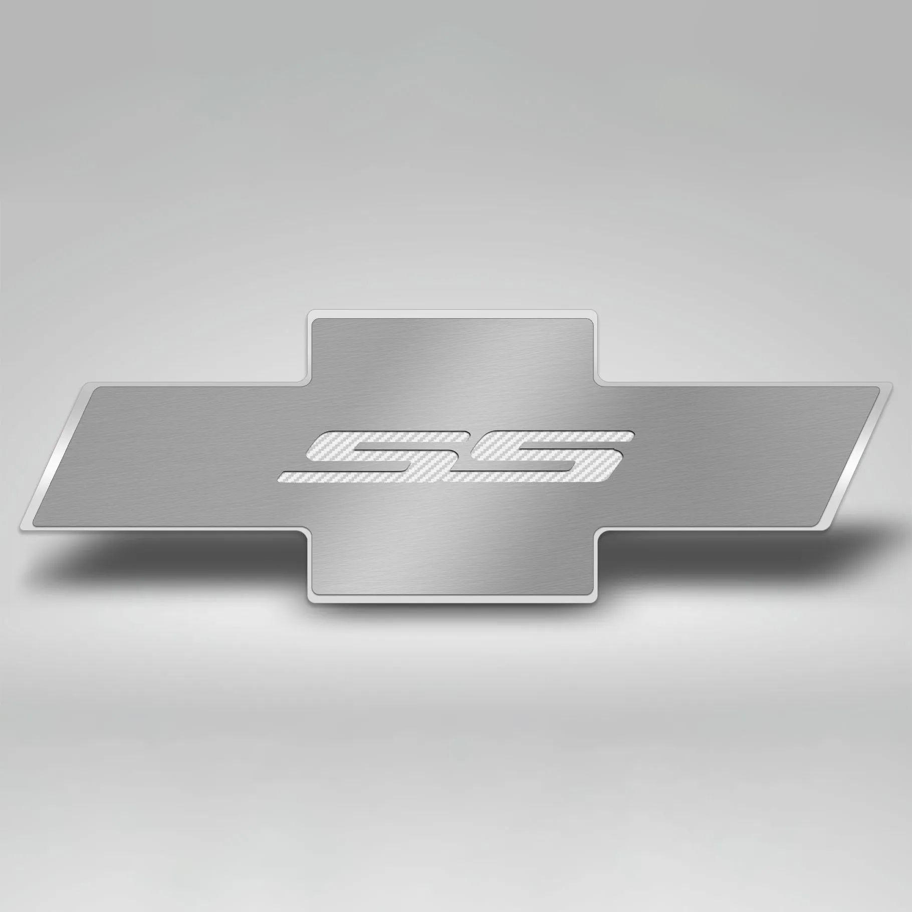 2010-2015 Camaro SS - Hood Badge SS Emblem for Factory Pad - Stainless Steel