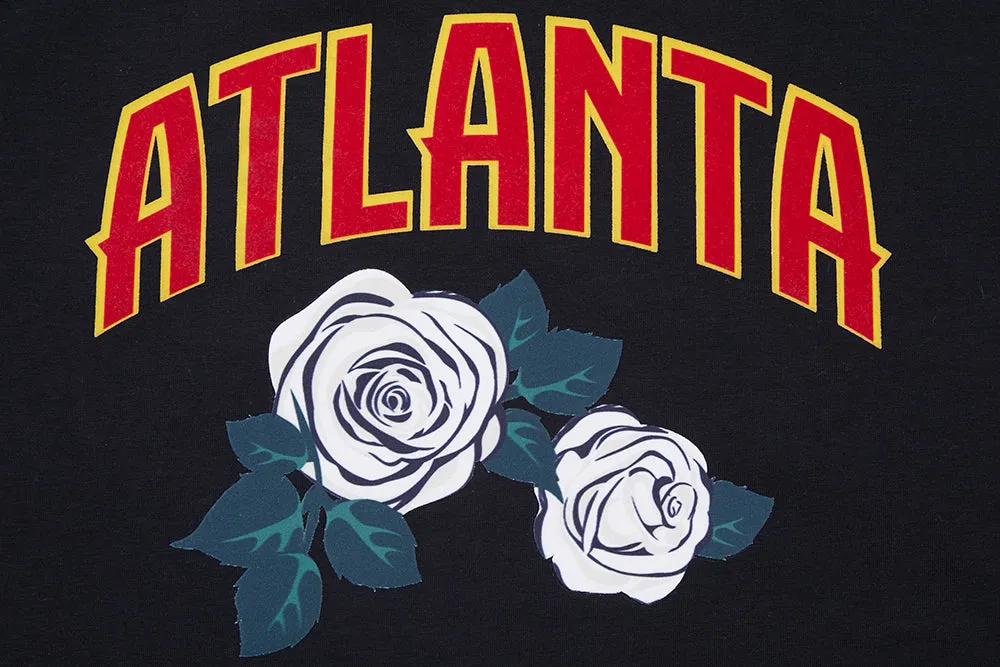 ATLANTA HAWKS ROSES SJ SLIM FIT TEE (BLACK)