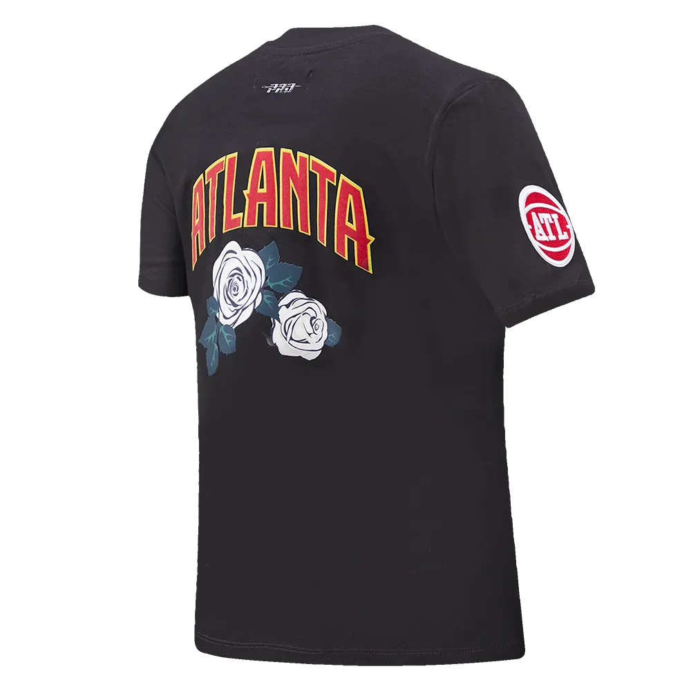 ATLANTA HAWKS ROSES SJ SLIM FIT TEE (BLACK)