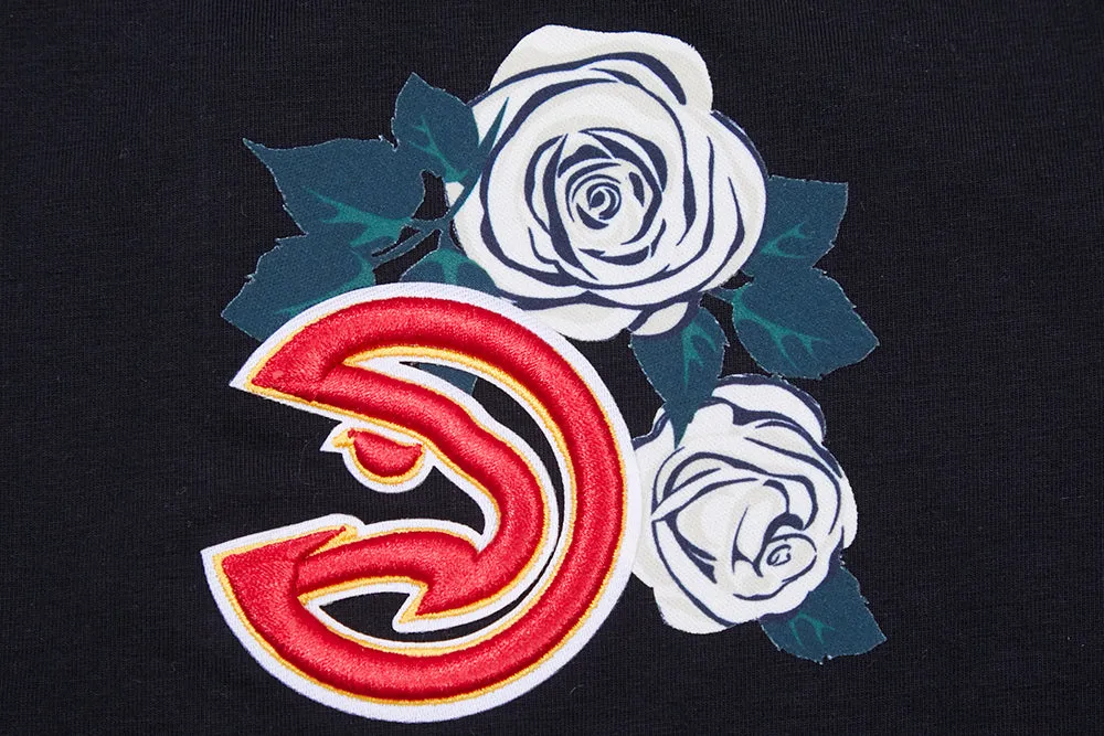 ATLANTA HAWKS ROSES SJ SLIM FIT TEE (BLACK)