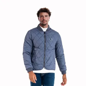 BOMBER AZUL ACERO slim fit