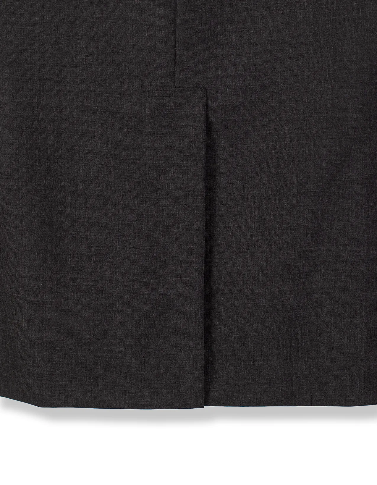 CHARCOAL SOLID SUIT - TRIM FIT