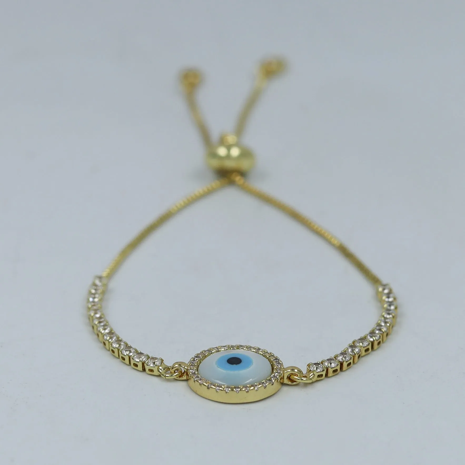 Evil Eye Zircon/AD Bracelet 11554-88