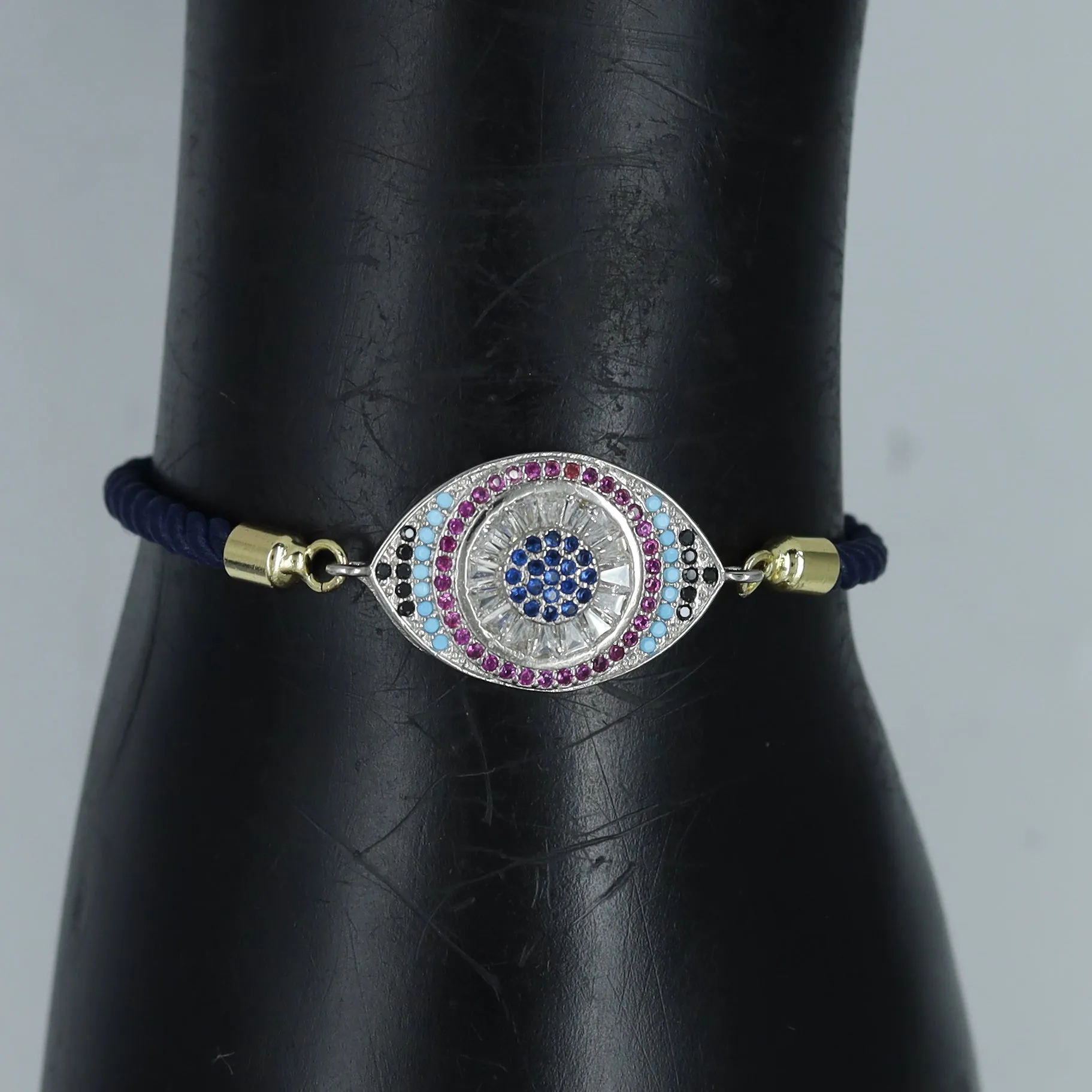 Evil Eye Zircon/AD Bracelet 11560-88