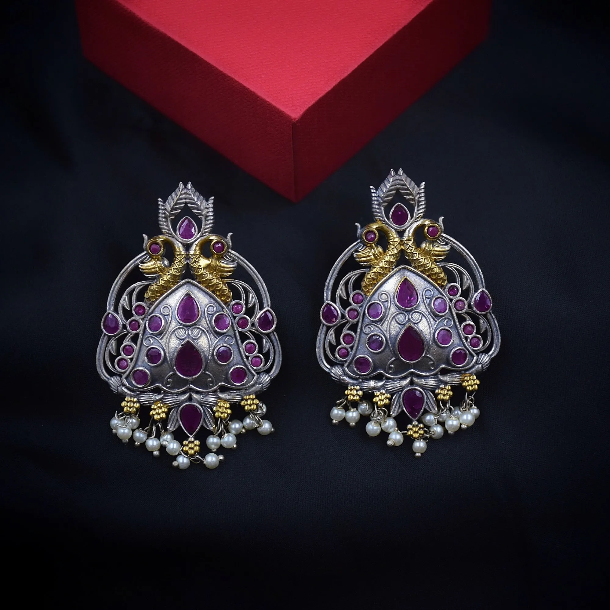 Oxidized Earring 1206-69