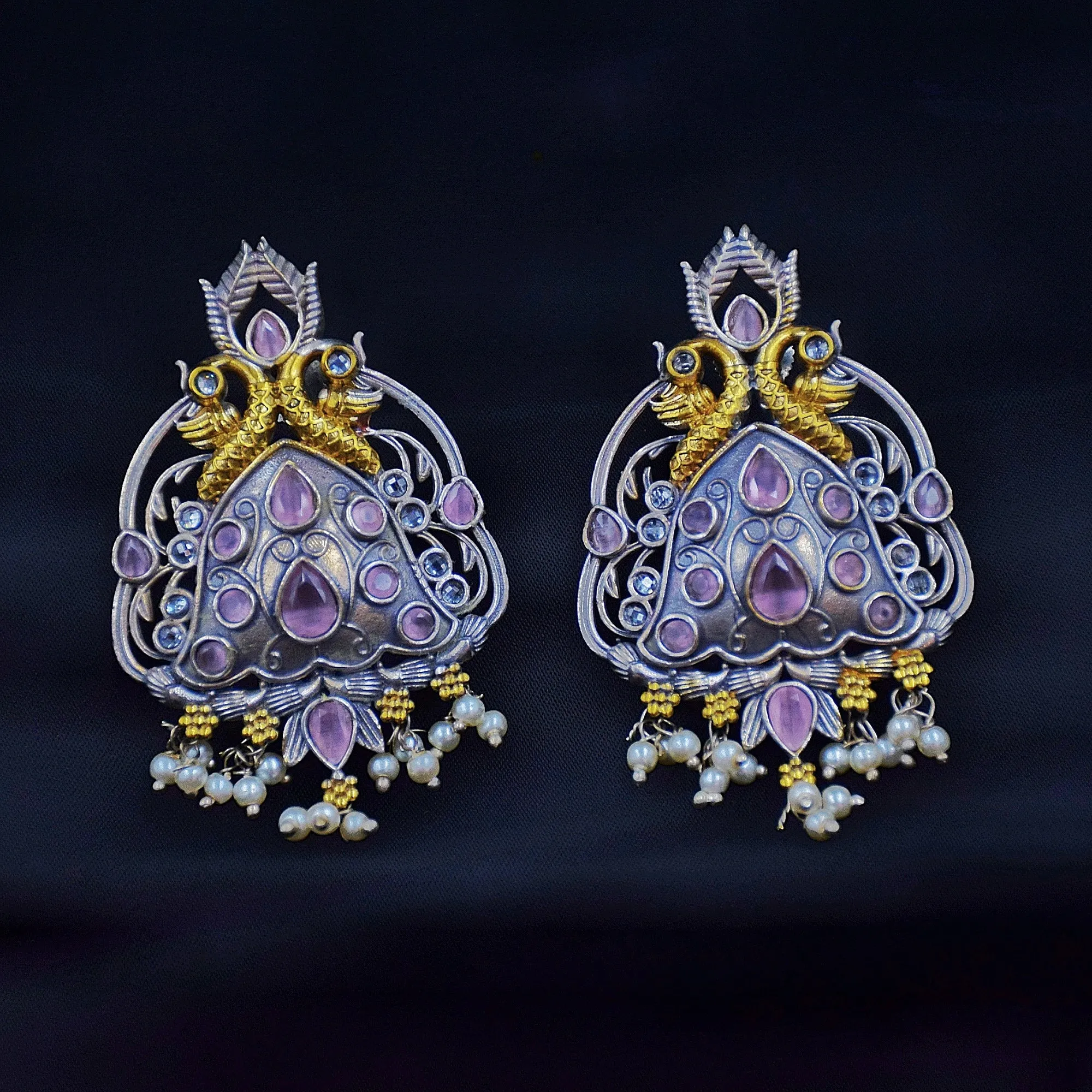 Oxidized Earring 1206-69