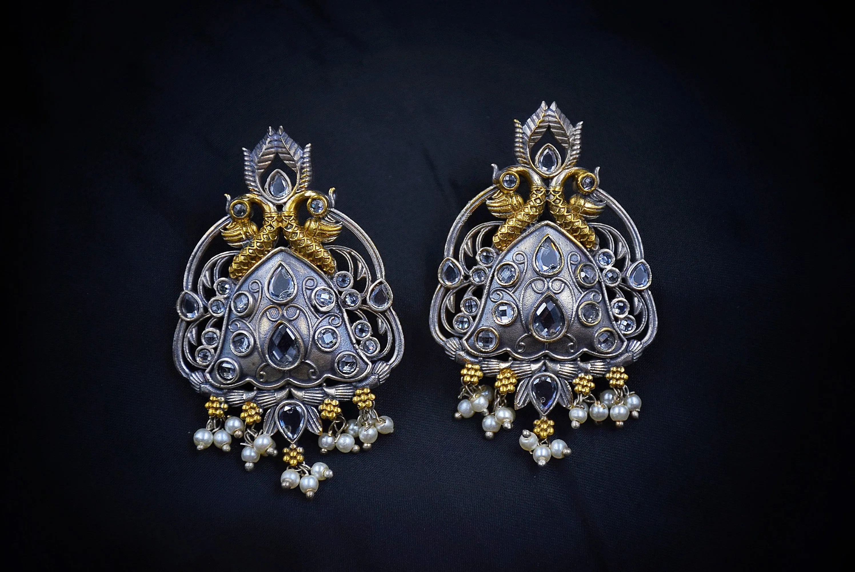 Oxidized Earring 1206-69