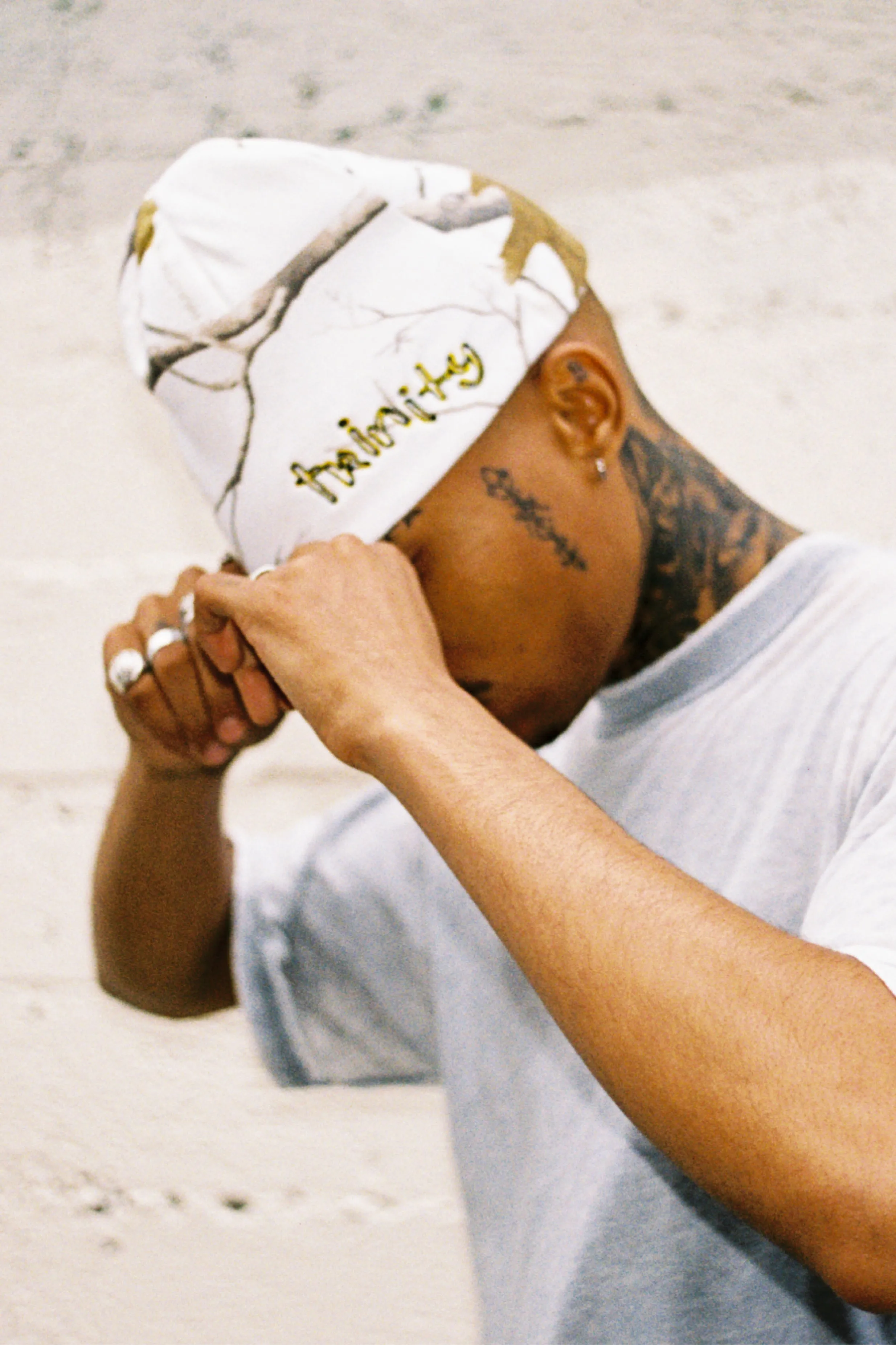 Real Tree Beanie - White