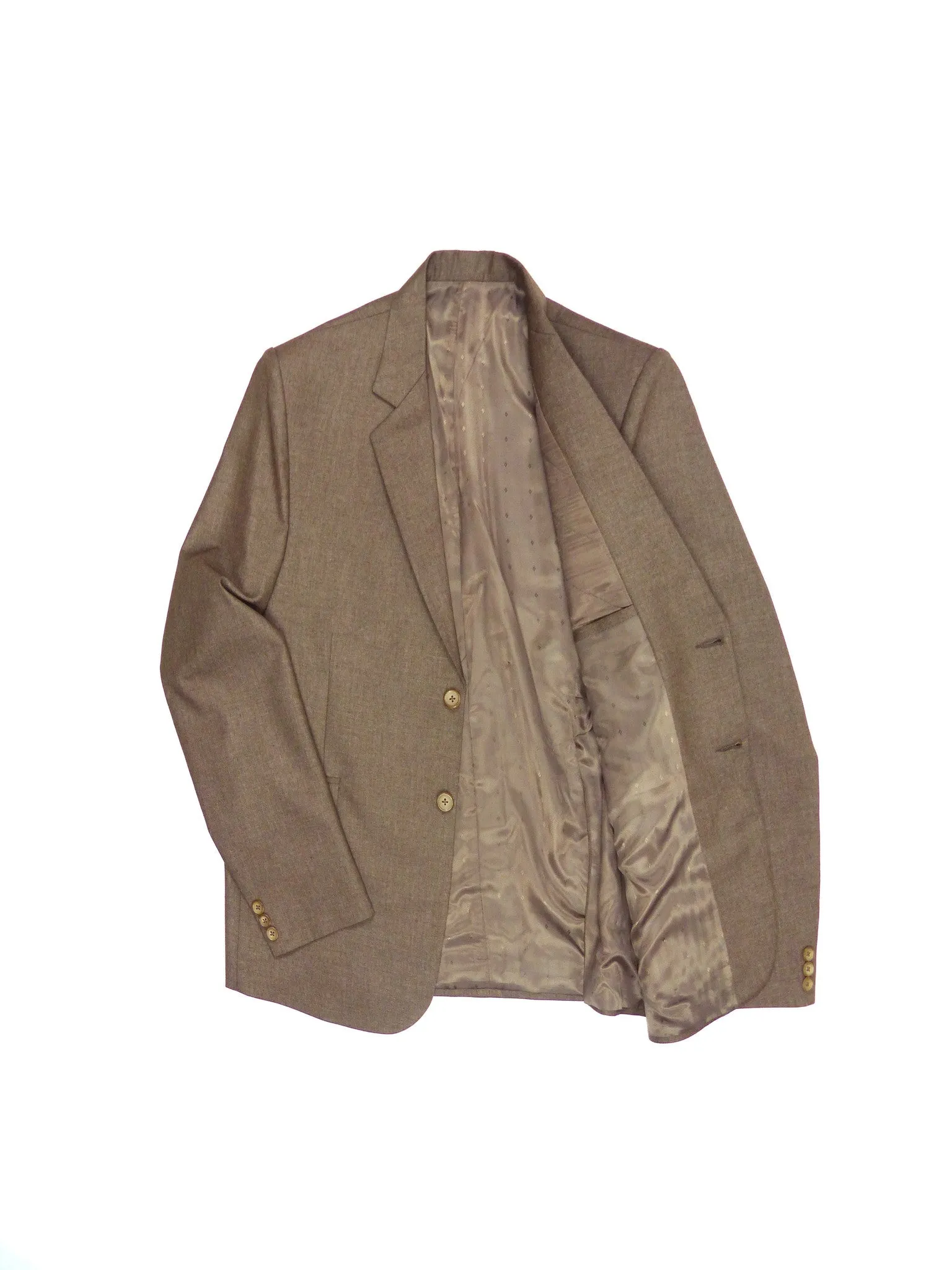 Slim Fit Suit Jacket - Brown