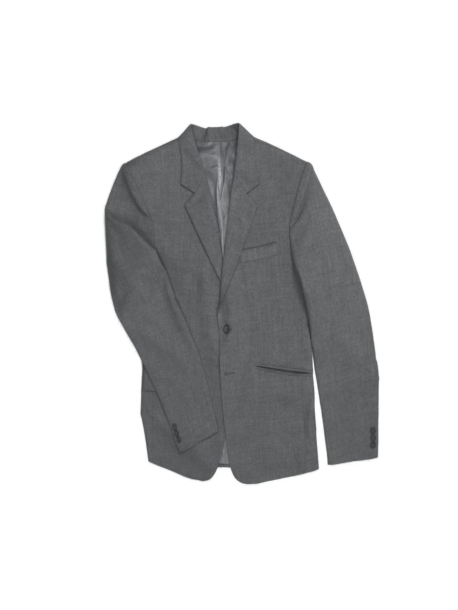Slim Fit Suit Jacket - Charcoal