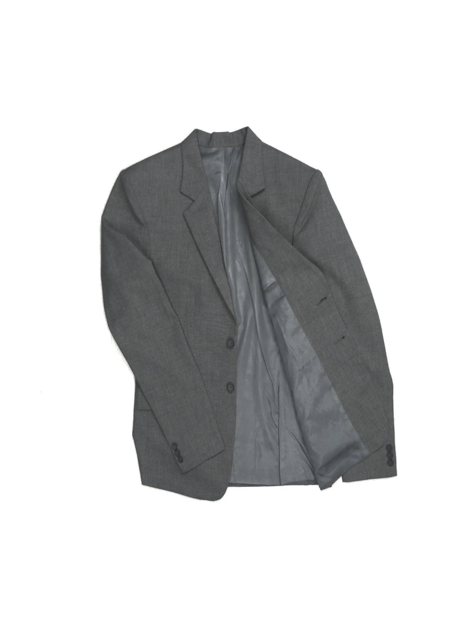 Slim Fit Suit Jacket - Charcoal