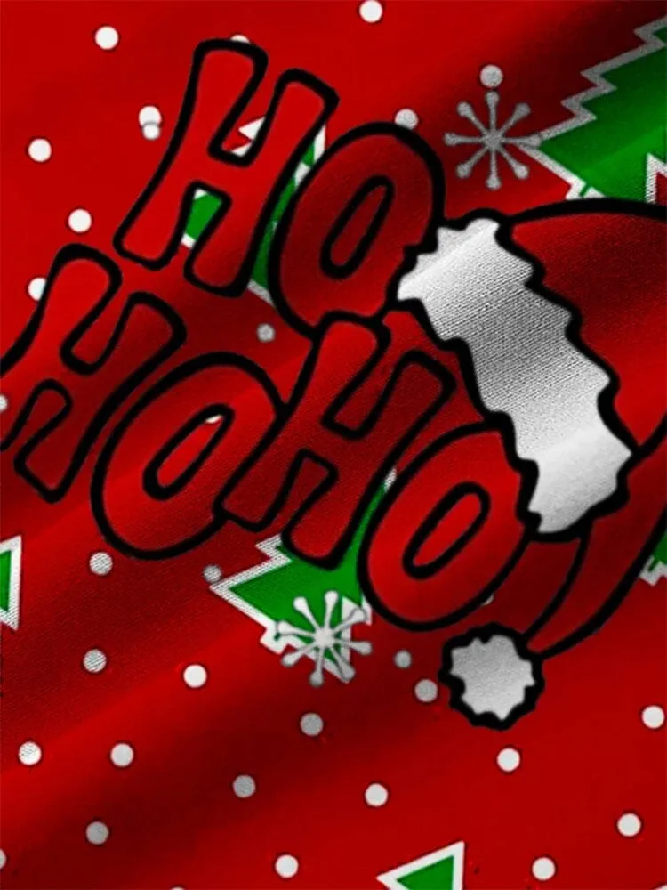 Stylish Christmas Tree Graphic Shirt