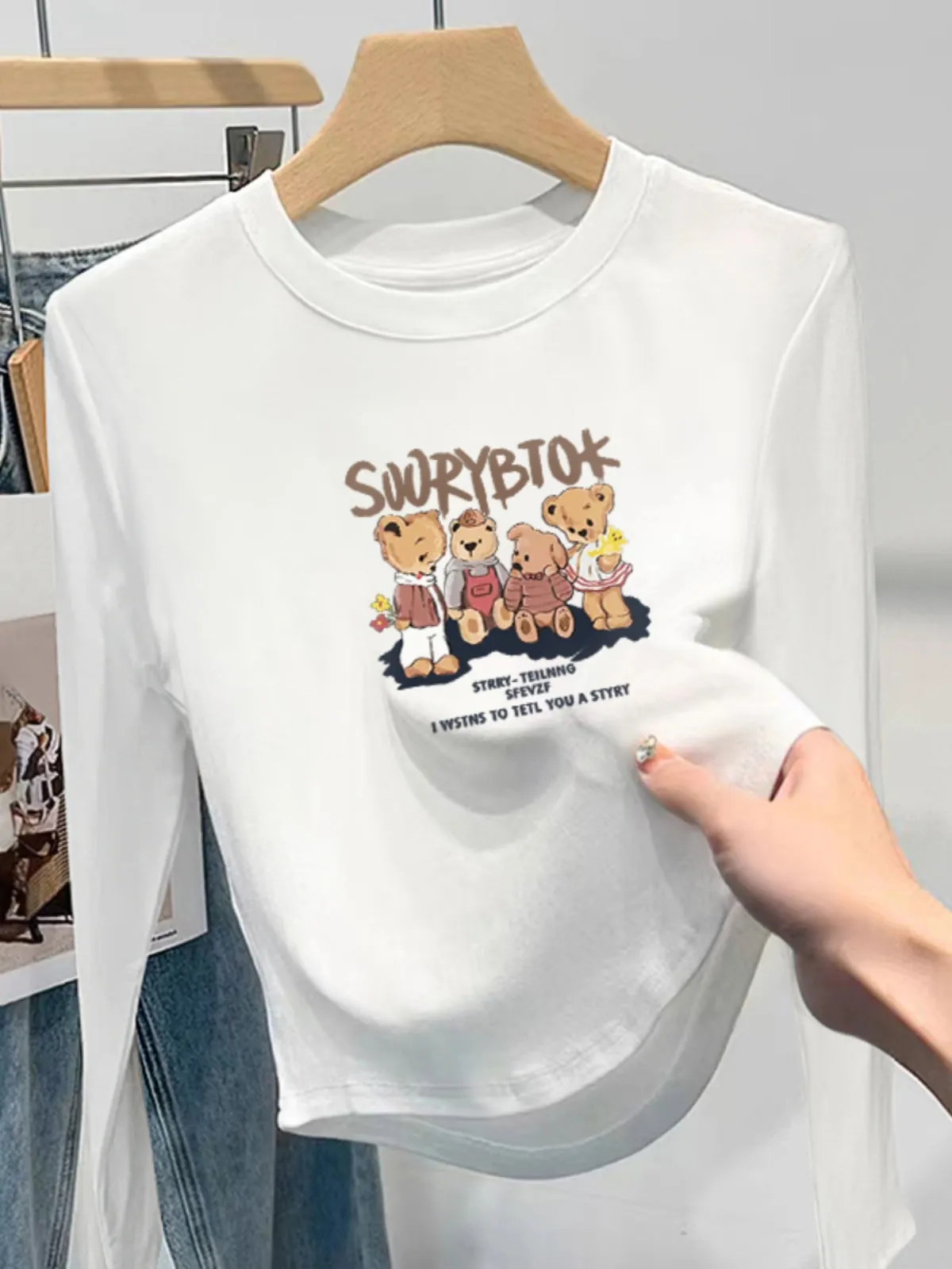 Stylish Irregular Long Sleeve T-Shirt