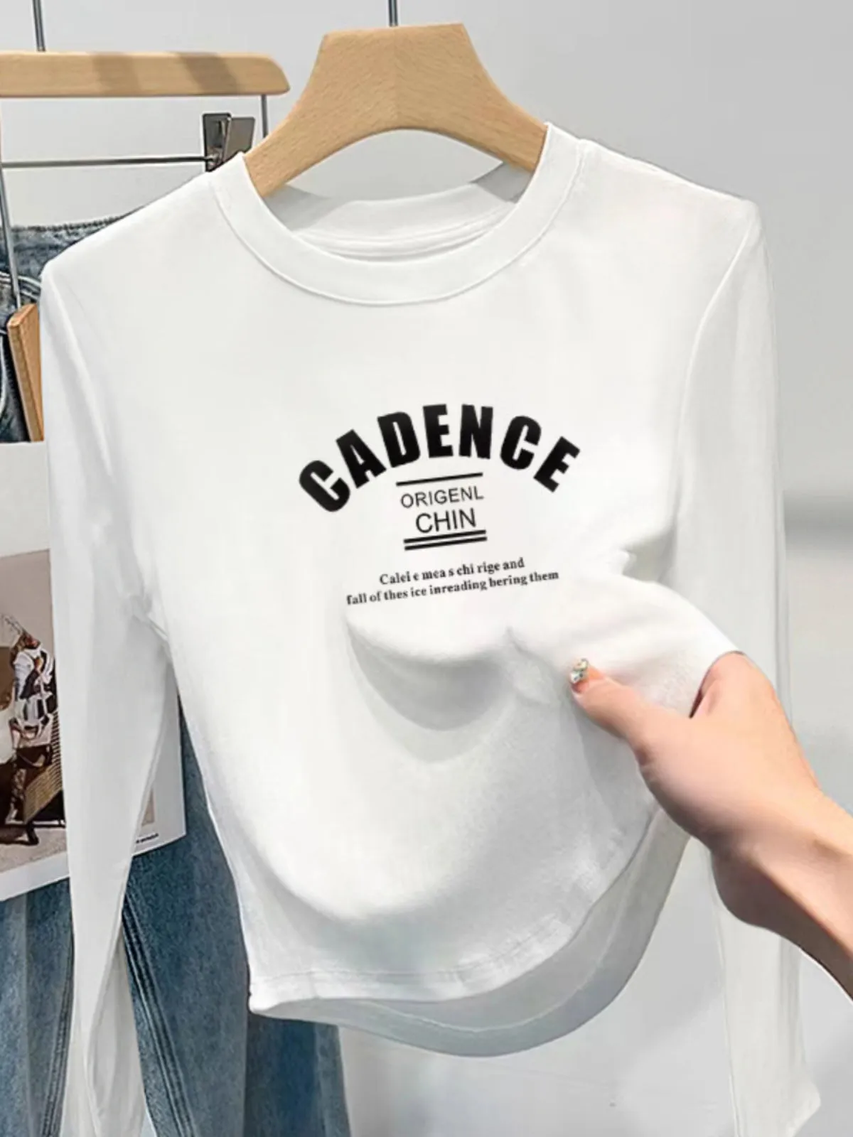 Stylish Irregular Long Sleeve T-Shirt
