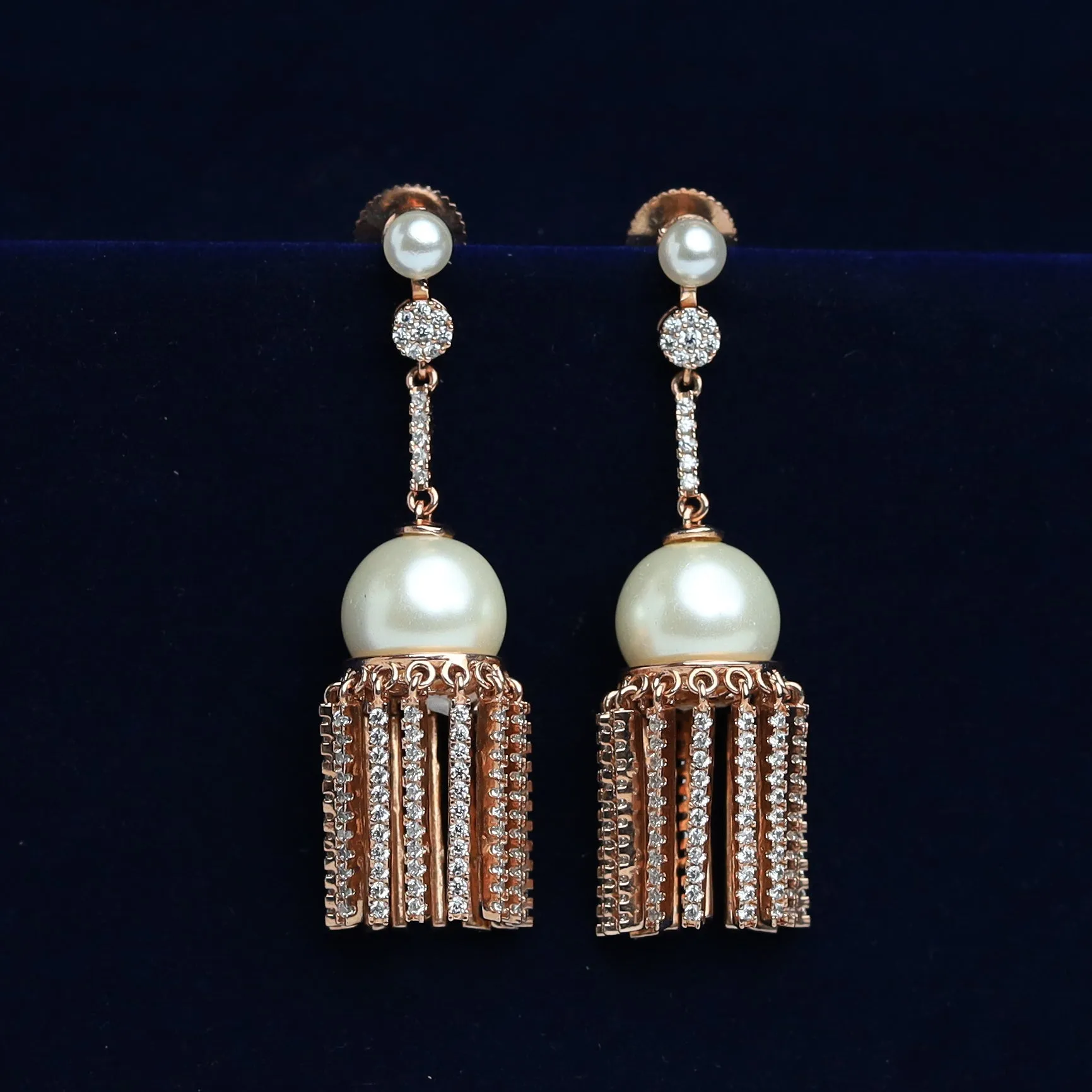 Stylish Zircon/AD Earring 16009-3156