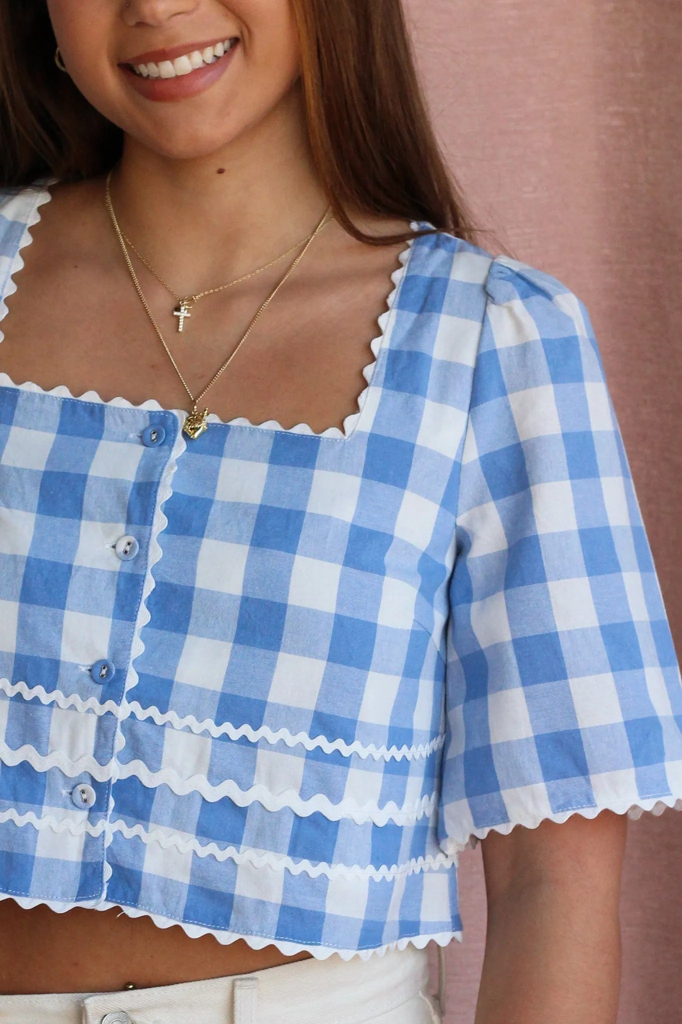 Wavy Trim Top