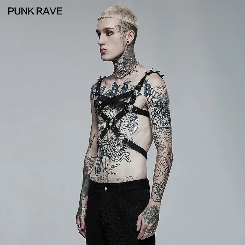 WS-494BDM Punk Stylish Leather Loop